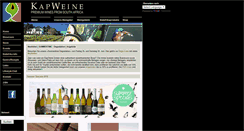 Desktop Screenshot of kapweine.ch