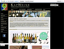 Tablet Screenshot of kapweine.ch